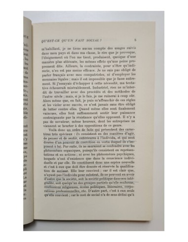 LES RÈGLES DE LA MÉTHODE SOCIOLOGIQUE