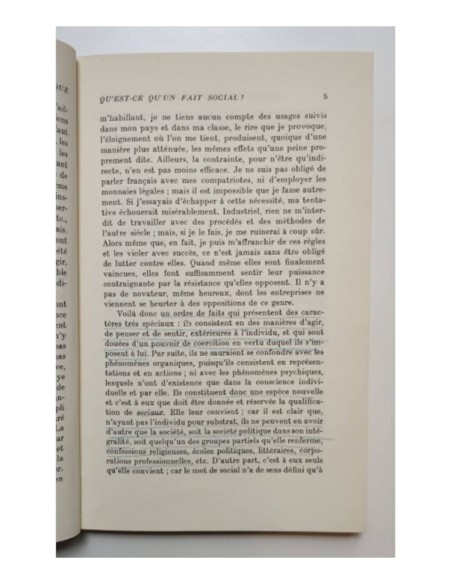 LES RÈGLES DE LA MÉTHODE SOCIOLOGIQUE