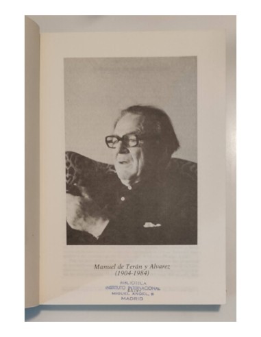 LA GEOGRAFÍA ESPAÑOLA Y MUNDIAL EN LOS AÑOS OCHENTA. HOMENAJE A D. MANUEL DE TERAN.