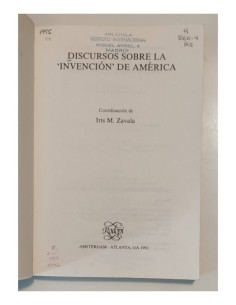 DISCURSOS SOBRE LA INVENCIÓN DE AMÉRICA 2