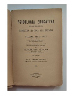 PSICOLOGÍA EDUCATIVA: INTRODUCCIÓN A LA CIENCIA DE LA EDUCACIÓN 2