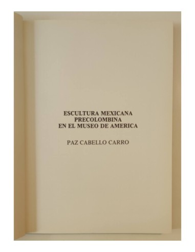 ESCULTURA MEXICANA PRECOLOMBINA EN EL MUSEO DE ÁMERICA