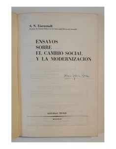 ENSAYOS SOBRE EL CAMBIO SOCIAL Y LA MODERNIZACIÓN 2