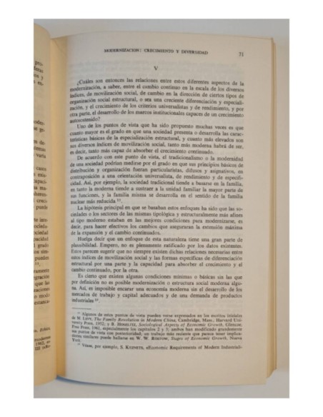 ENSAYOS SOBRE EL CAMBIO SOCIAL Y LA MODERNIZACIÓN