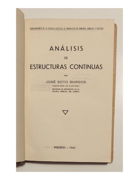 ANÁLISIS DE ESTRUCTURAS CONTINUAS