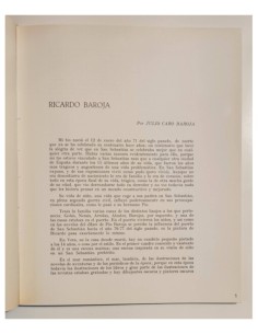 HOMENAJE A RICARDO BAROJA 2
