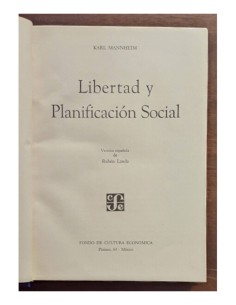 LIBERTAD Y PLANIFICACIÓN SOCIAL 2