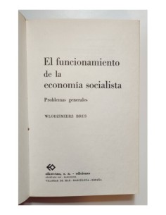 EL FUNCIONAMIENTO DE LA ECONOMÍA SOCIALISTA 2