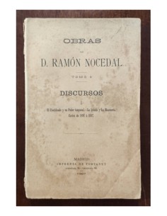 DISCURSOS I: EL PONTIFICADO Y SU PODER TEMPORAL. LA IGLESIA Y LA MASONERÍA. CORTES DE 1891 A 1892