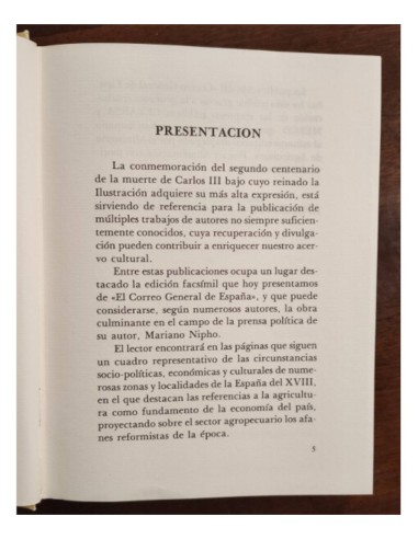 CORREO GENERAL DE ESPAÑA Y NOTICIAS IMPORTANTES DE AGRICULTURA, ARTES, MANUFACTURAS, COMERCIO, INDUSTRIA Y CIENCIAS, ETC.