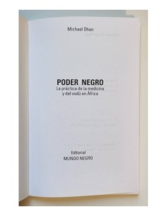 PODER NEGRO: LA PRÁCTICA DE LA MEDICINA Y DEL VODÚ EN ÁFRICA 2