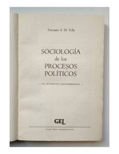 SOCIOLOGÍA DE LOS PROCESOS POLÍTICOS: UNA PERSPECTIVA LATINOAMERICANA 2