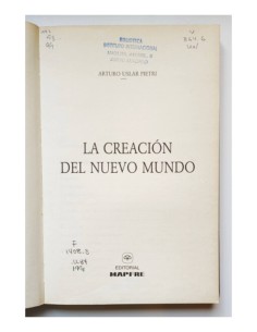 LA CREACIÓN DEL NUEVO MUNDO 2
