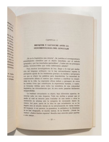 G. A. BÉCQUER ANTECESOR DE SAUSSURE Y DE LOS ESTRUCTURALISMO