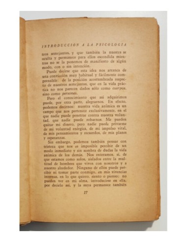 INTRODUCCIÓN A LA PSICOLOGÍA Y DIRECCIONES DE LA PSICOLOGÍA EN LA ACTUALIDAD