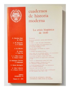 CUADERNOS DE HISTORIA MODERNA: LA CRISIS HISPÁNICA DE 1640