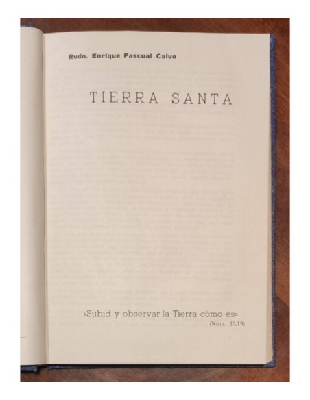 TIERRA SANTA