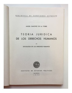 TEORÍA JURÍDICA DE LOS DERECHOS HUMANOS II. SOCIOLOGÍA DE LOS DERECHOS HUMANOS 2