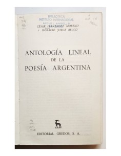 ANTOLOGÍA LINEAL DE LA POESÍA ARGENTINA 2