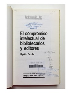 EL COMPROMISO INTELECTUAL DE BIBLIOTECARIOS Y EDITORES 2