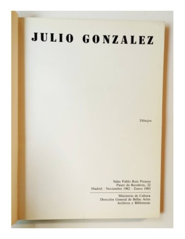 JULIO GONZÁLEZ - DIBUJOS