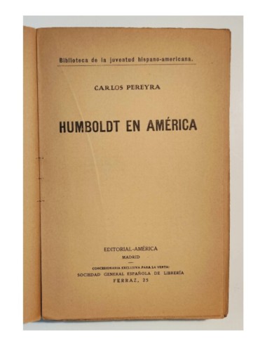 HUMBOLDT EN AMÉRICA
