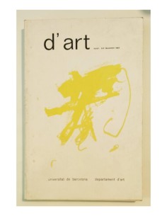 D’ART. NUMS 8-9 NOVEMBRE 1983