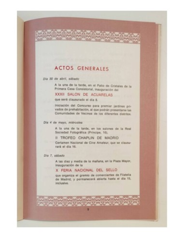 FIESTAS DE SAN ISIDRO MADRID 1977