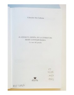 AL-ÁNDALUS, ESPAÑA, EN LA LITERATURA ÁRABE CONTEMPORÁNEA 2