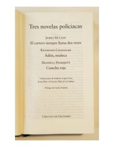 TRES NOVELAS POLICIACAS 2