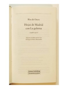 HOJA DE MADRID CON LA GALERNA (1968-1977) 2