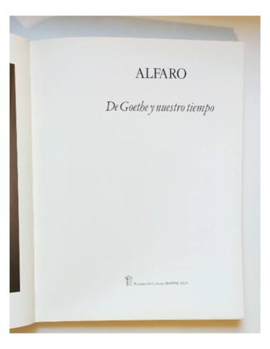 DE GOETHE Y NUESTRO TIEMPO