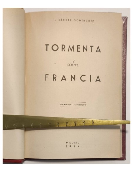 TORMENTA SOBRE FRANCIA