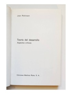 TEORÍA DEL DESARROLLO. ASPECTOS CRÍTICOS 2