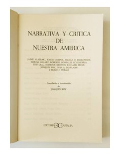 NARRATIVA Y CRÍTICA DE NUESTRA AMÉRICA 2