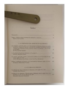 EL DERECHO Y LOS JURISTAS EN SALAMANCA (SIGLOS XVI-XX). EN MEMORIA DE FRANCISCO TOMÁS Y VALIENTE 2
