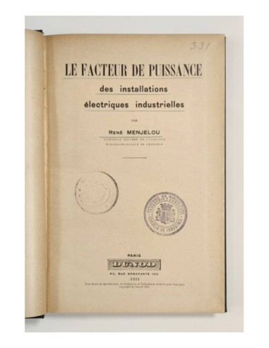 LE FACTEUR DE PUISSANCE DES INSTALLATIONS ÉLECTIQUES