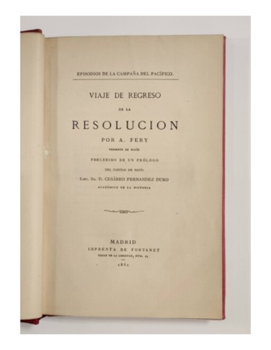 VIAJE DE REGRESO DE LA RESOLUCIÓN