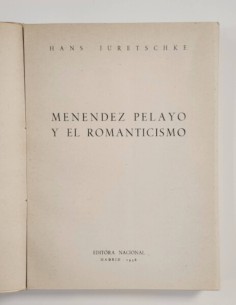 MENÉNDEZ PELAYO Y EL ROMANTICISMO 2