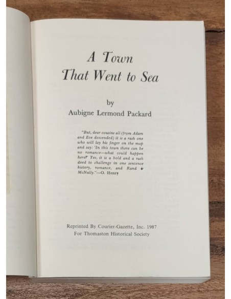 A TOWN THAT WENT TO SEA