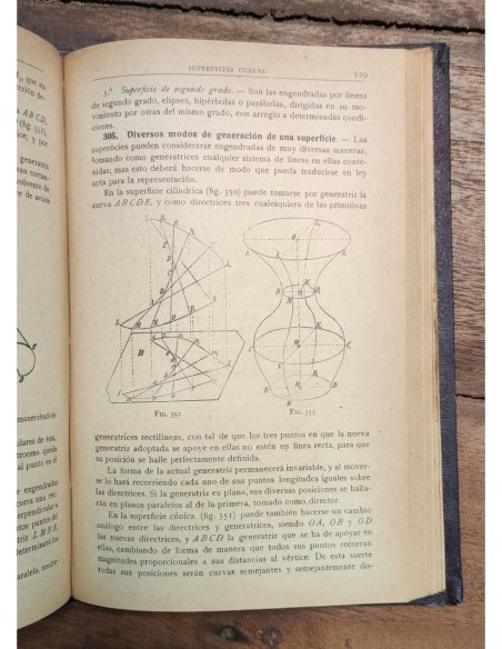 LECCIONES DE GEOMETRÍA DESCRIPTIVA. 2 TOMOS
