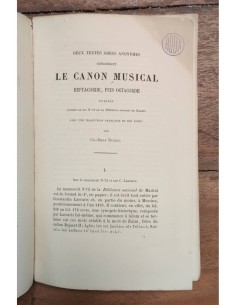 DEUX TEXTES GRECS ANONYMES LE CANON MUSICAL 2