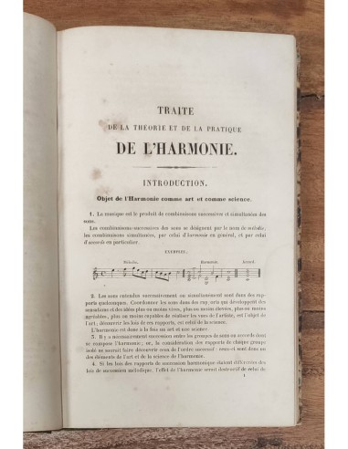 TRAITÉ COMPLET DE LA THÉORIE ET DE LA PRATIQUE DE L’HARMONIE CONTENANT LA DOCTRINE DE LA SCIENCE ET DE L’ART