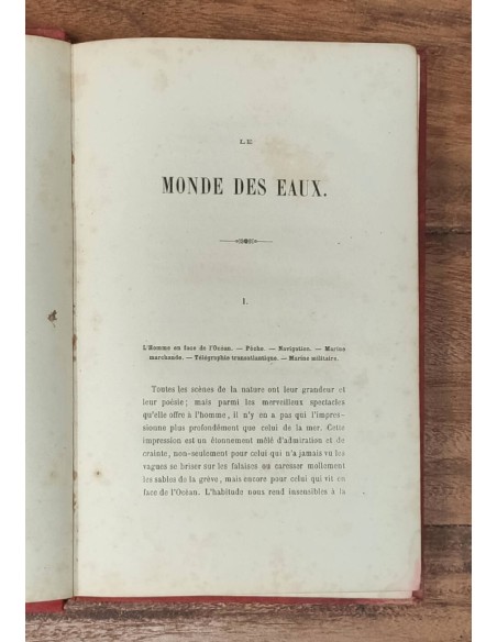 LE MONDE DES EAUX LES MERS ET LEURS HABITANTS