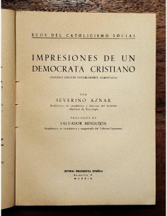IMPRESIONES DE UN DEMÓCRATA CRISTIANO 2