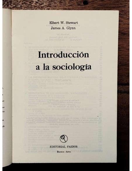 INTRODUCCIÓN A LA SOCIOLOGÍA