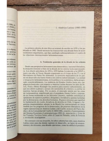 RELACIONES INTERNACIONALES DE AMÉRICA LATINA: BREVE HISTORIA
