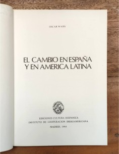 EL CAMBIO EN ESPAÑA Y EN AMÉRICA LATINA 2