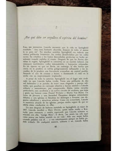 EL VERDADERO LINCOLN: EL ESTADISTA Y EL HOMBRE