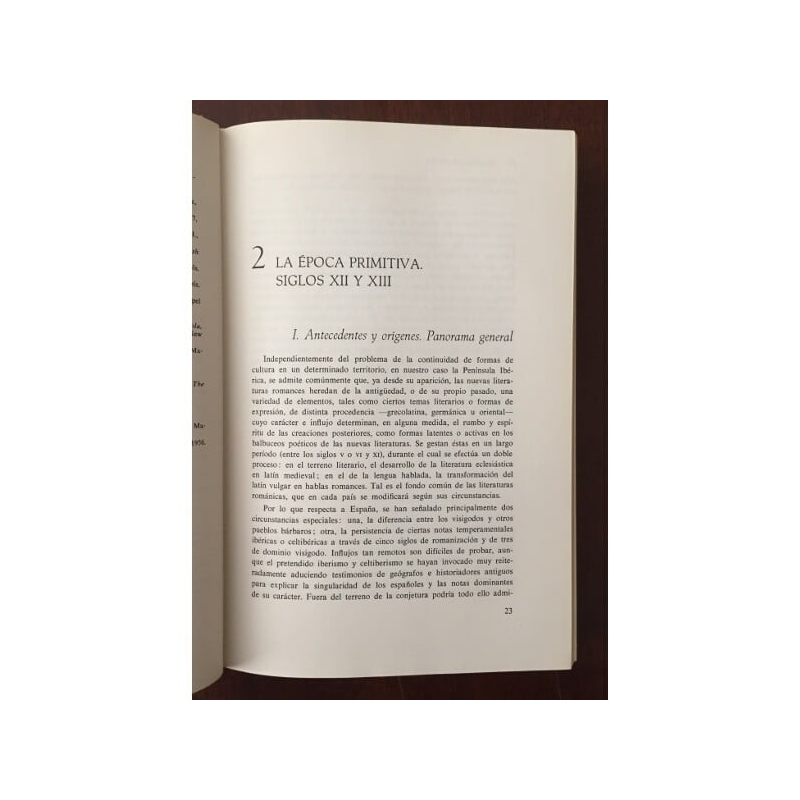HISTORIA DE LA LITERATURA ESPAÑOLA